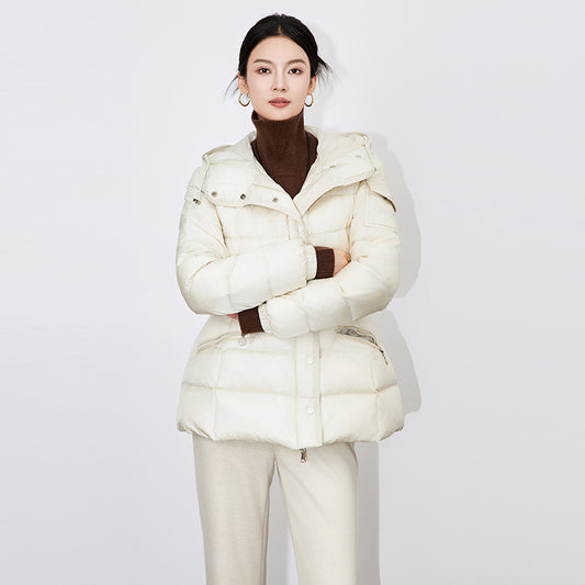 Duck Down Coat Elegant New in Outerwears Coats Short Puffer Jacket Winter Clothes