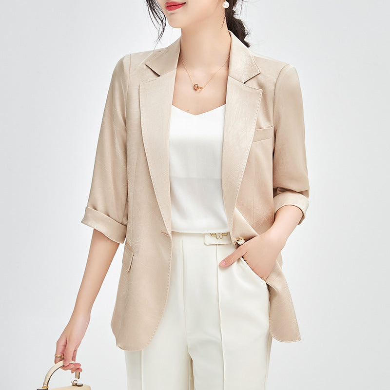 Women Spring Autumn New Style Fashionable Temperament Slim Women's Suit