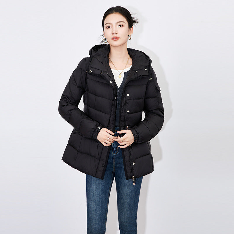 Duck Down Coat Elegant New in Outerwears Coats Short Puffer Jacket Winter Clothes