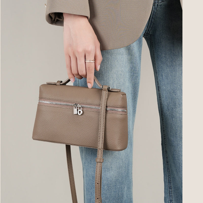 Top-grain Cowhide Crossbody Bag