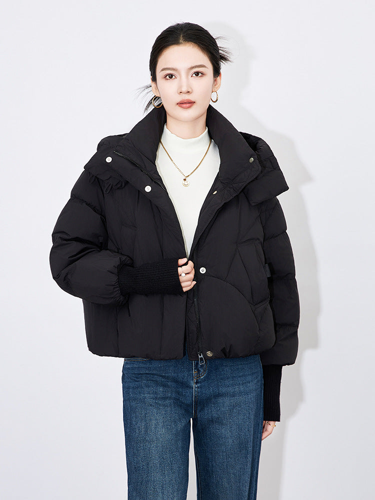 Fashionable Short Women's down Jacket Hot Sale Of The Season Winter Small Size Stylish Design Super Beautiful Personality Outerw