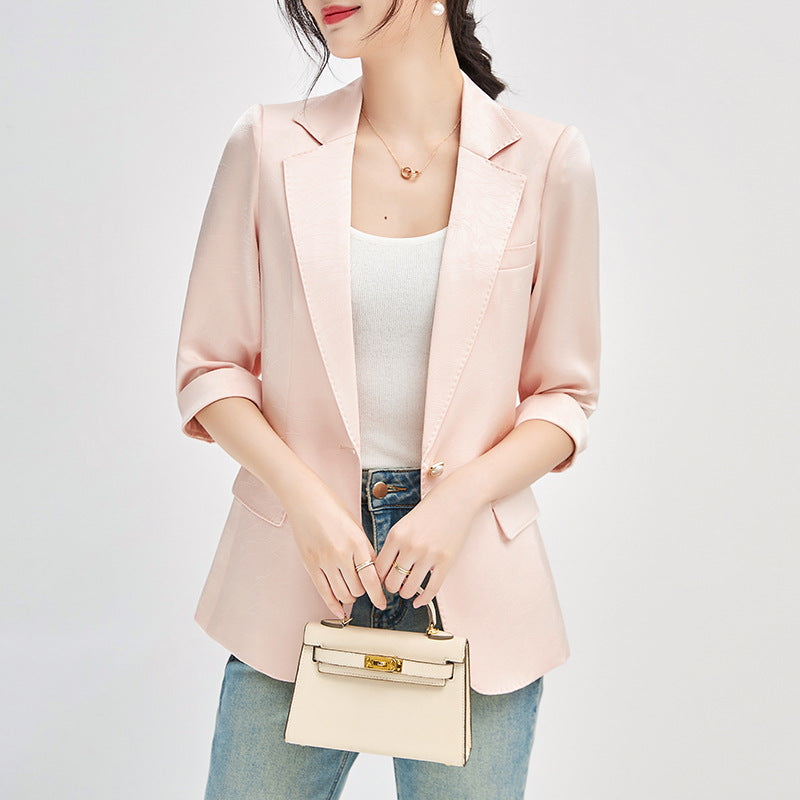 Women Spring Autumn New Style Fashionable Temperament Slim Women's Suit