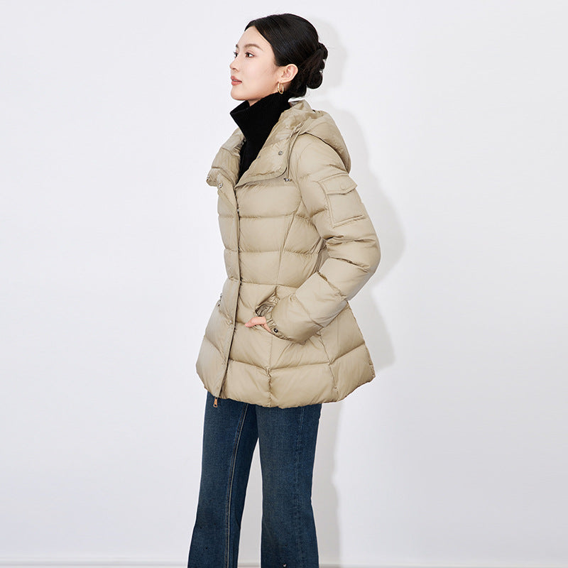 Duck Down Coat Elegant New in Outerwears Coats Short Puffer Jacket Winter Clothes