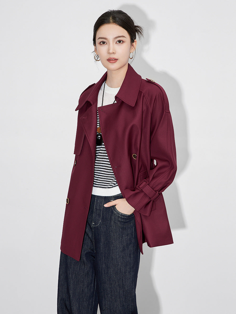Spring Autumn Fashion Loose Female Windbreaker New Women's High-grade Trench Coat Korean Ladies Medium and Long Outerwear
