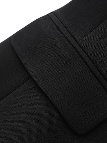 Women's Elegant Managerial Workwear Hotel Front Desk Jewelry Store Interview Formal Outfit Skirt Set