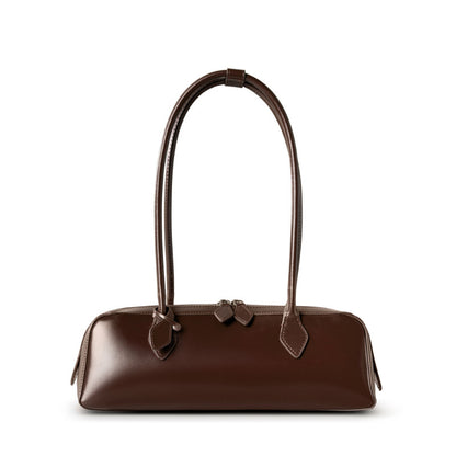 Premium Oil Wax Leather Shoulder Bag