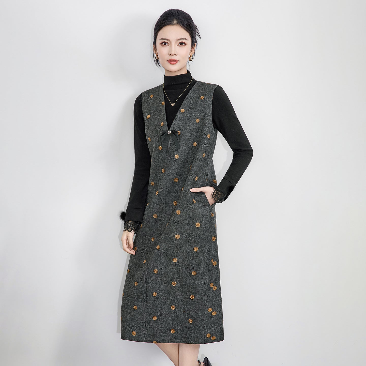 Floral ter Ne Crop Top And Skirt Set Women's Faion Spring Outfit High Waist V-ne Loose Fit Casual Wear