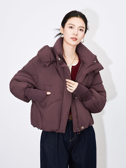 Fashionable Short Women's down Jacket Hot Sale Of The Season Winter Small Size Stylish Design Super Beautiful Personality Outerw