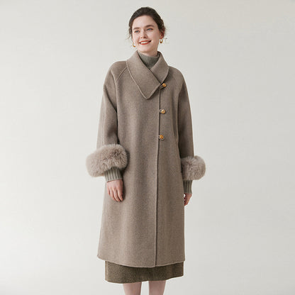 Autumn Winter Wool Coat Women Wool Coat Women Thickened Outerwear