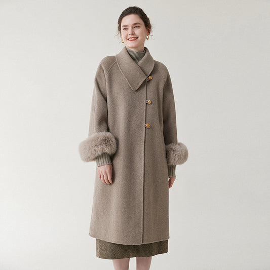 Autumn Winter Wool Coat Women Wool Coat Women Thickened Outerwear