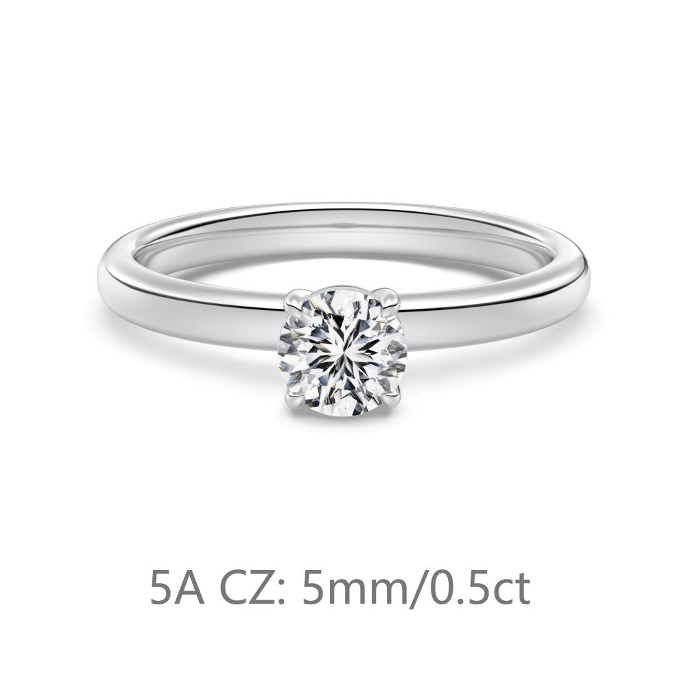 Women Yellow Gold Color Sterling Silver 925 Jewelry For Wedding Engagement Anniversary