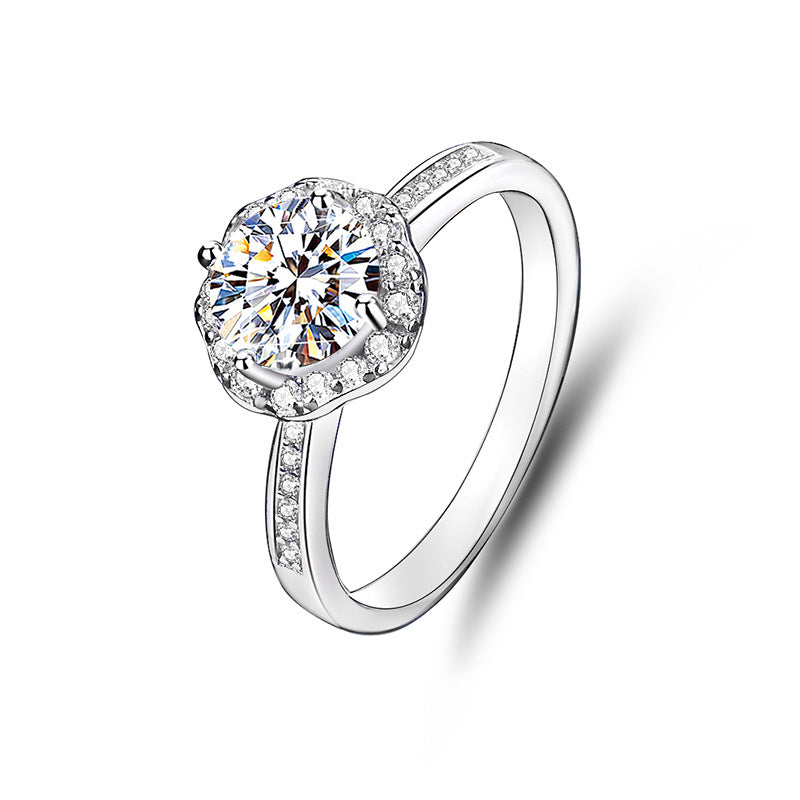 3mm/5mm Gemstone Moissanite Rings for Women S925 Silver Matching Wedding Diamonds Band Stackable Ring Gift Fine Jewelry