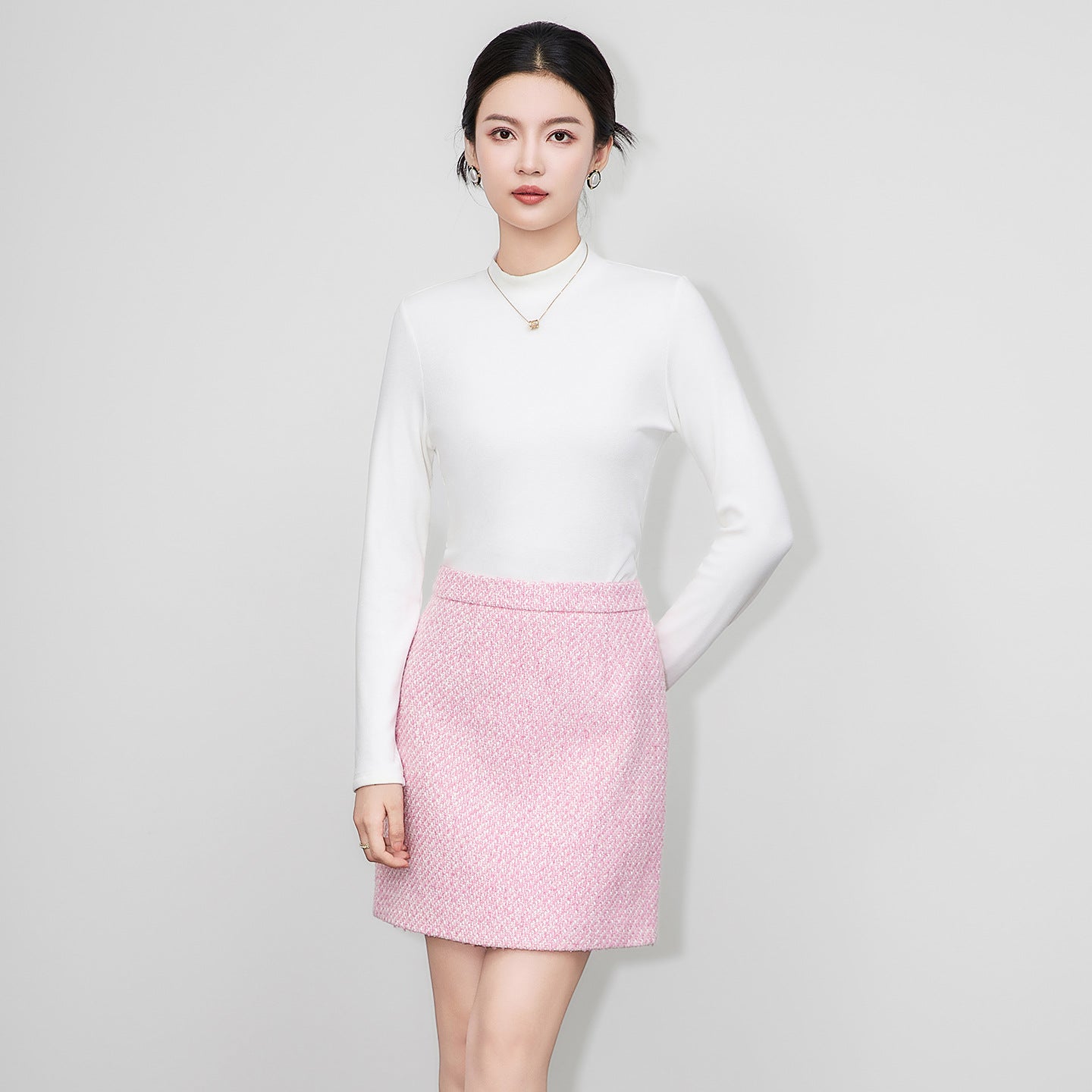 100% Merino Wool Sweaters For Women Autumn Winter Basic Pullovers Warm Knitted Woolen Sweater Slim Woman Long Sleeve Solid Tops