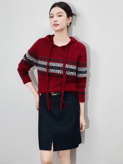 Spring and Autumn Women's Hoodies Sweatshirts Casual Matching Outerwears Novelty Long Sleeve Sweater Female Hooded Top