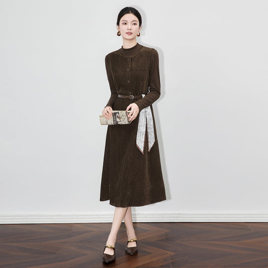 Womens Winter Medium Long Waist Slim Hotel Formal Tooling Wool Outweawr Work Clothes Winter Jacket