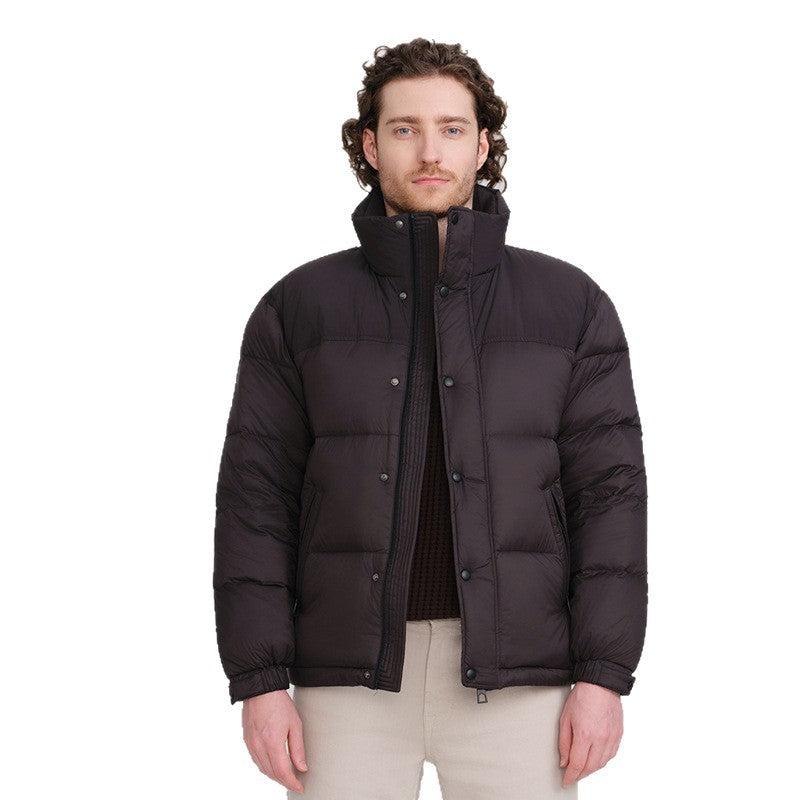 Heavyweight Premium Du Down Jaet Men's Busin Casual Stand Collar Fluffy 90 White Du Feather Windproof Warm Coat
