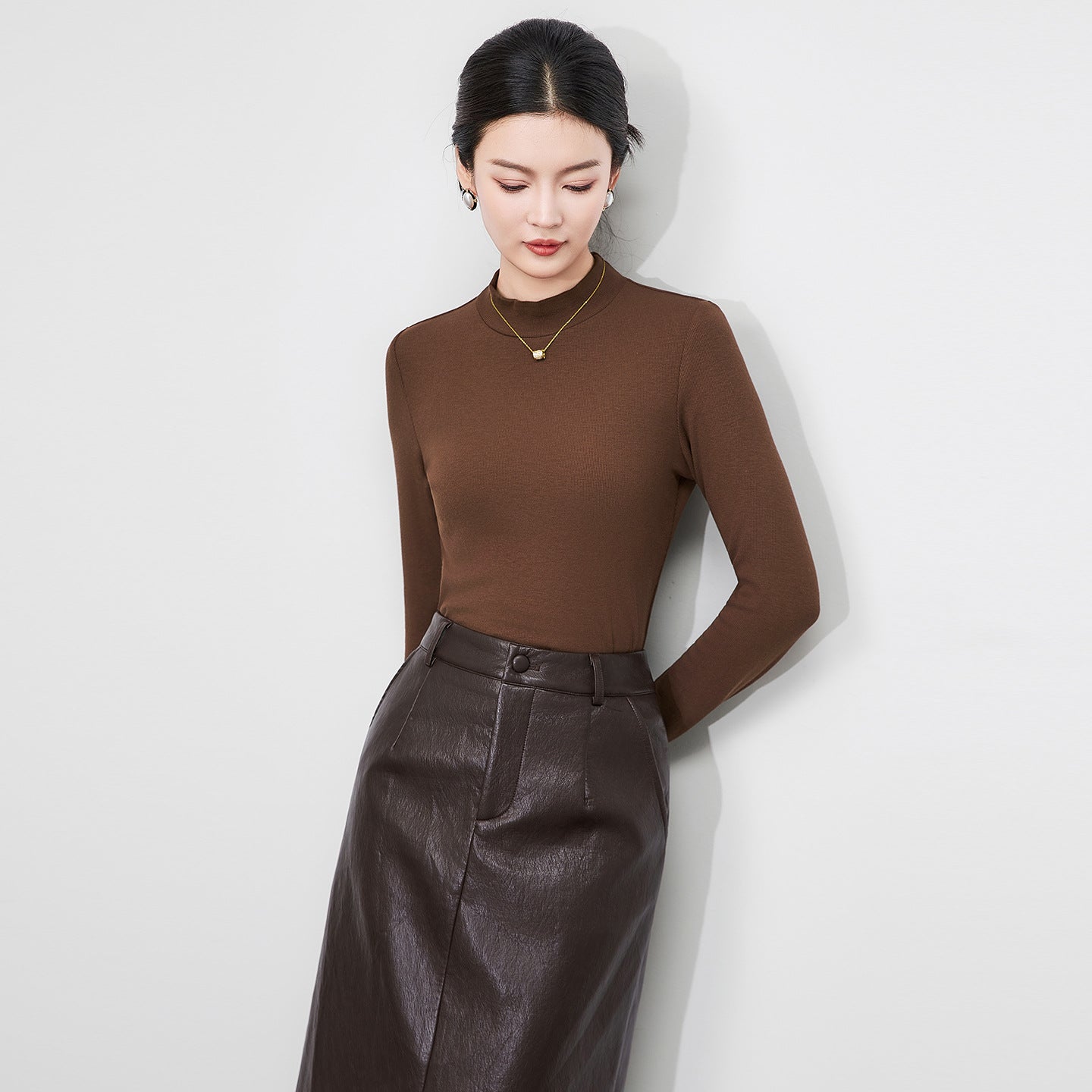 100% Merino Wool Sweaters For Women Autumn Winter Basic Pullovers Warm Knitted Woolen Sweater Slim Woman Long Sleeve Solid Tops