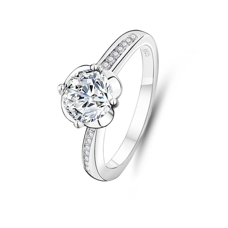 3mm/5mm Gemstone Moissanite Rings for Women S925 Silver Matching Wedding Diamonds Band Stackable Ring Gift Fine Jewelry