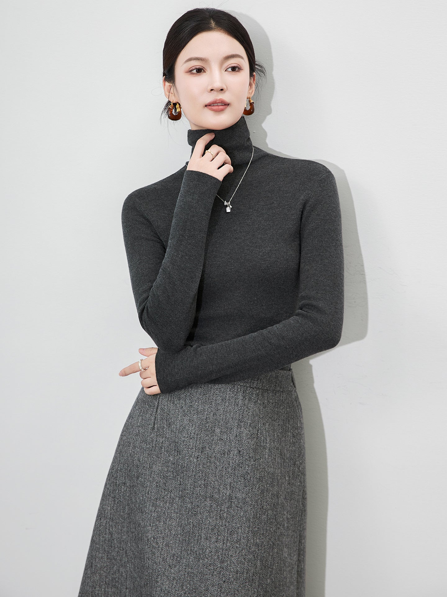 Spring Maxi Bodycon Dress Women Long Sleeve Outfits Elegant Fashion Sexy Party Evening Club Wrap Black Winter Dress Turtleneck