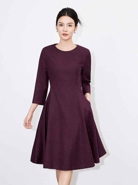New Summer Pure Color Maxi Dress Elegant Evening Gown Midi Skirt Red Pink Women's Fashionable Dress Simple Design Knee-Length