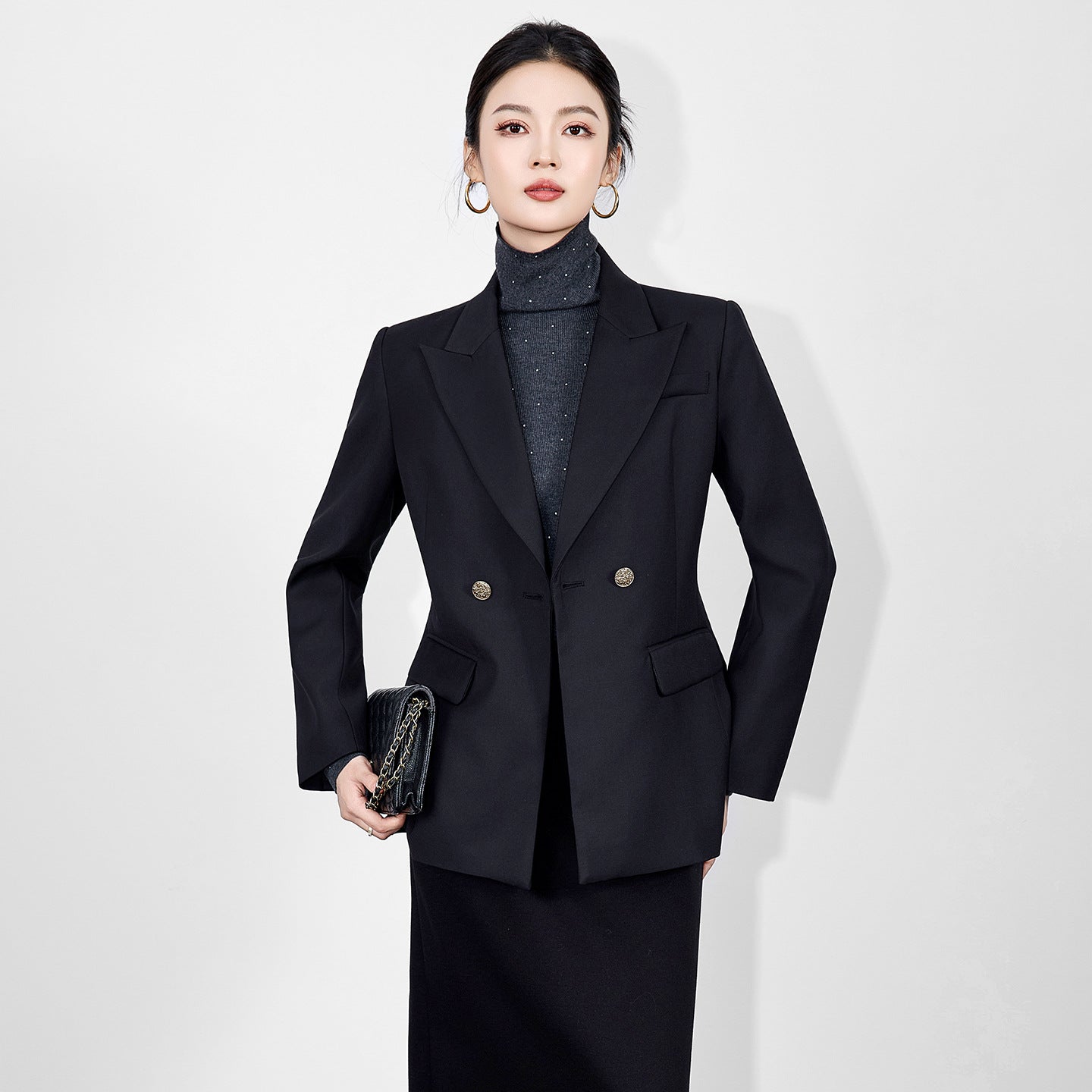 Women's Suit High End Professional Hotel Manager Workwear Spring Autumn New Style Polyester Fiber Long Sleeve