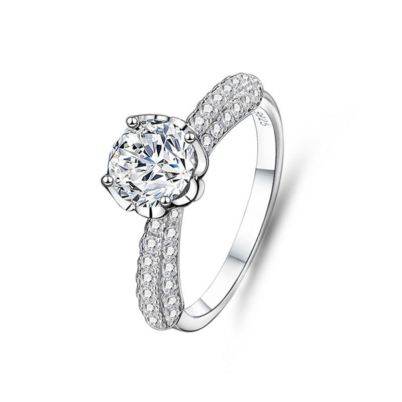 3mm/5mm Gemstone Moissanite Rings for Women S925 Silver Matching Wedding Diamonds Band Stackable Ring Gift Fine Jewelry