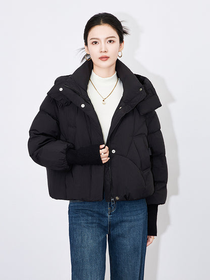 Fashionable Short Women's down Jacket Hot Sale Of The Season Winter Small Size Stylish Design Super Beautiful Personality Outerw