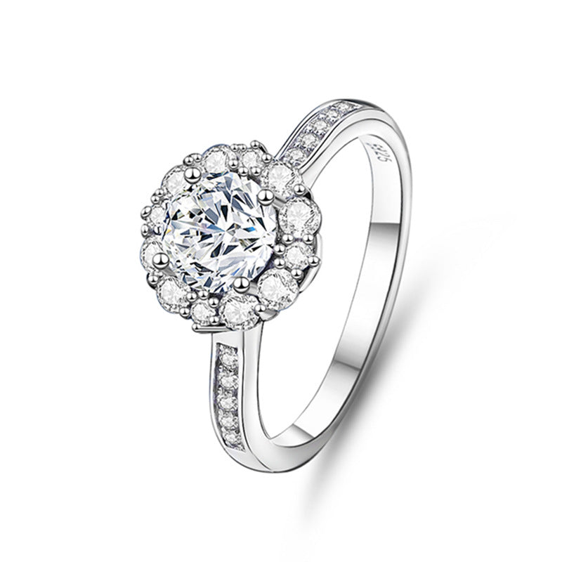 3mm/5mm Gemstone Moissanite Rings for Women S925 Silver Matching Wedding Diamonds Band Stackable Ring Gift Fine Jewelry