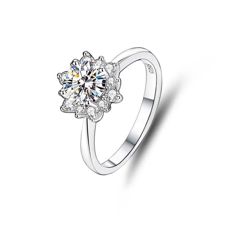 3mm/5mm Gemstone Moissanite Rings for Women S925 Silver Matching Wedding Diamonds Band Stackable Ring Gift Fine Jewelry