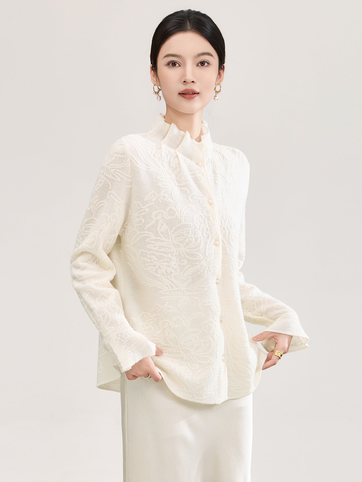 Women's Long Sve Knit irt Slimming Top Autumn Winter New Sle Casual Comfortable Breathable Faionable Coat