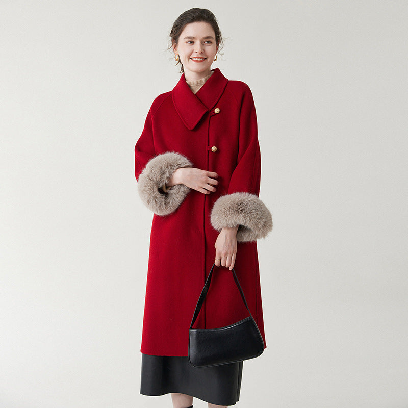 Autumn Winter Wool Coat Women Wool Coat Women Thickened Outerwear