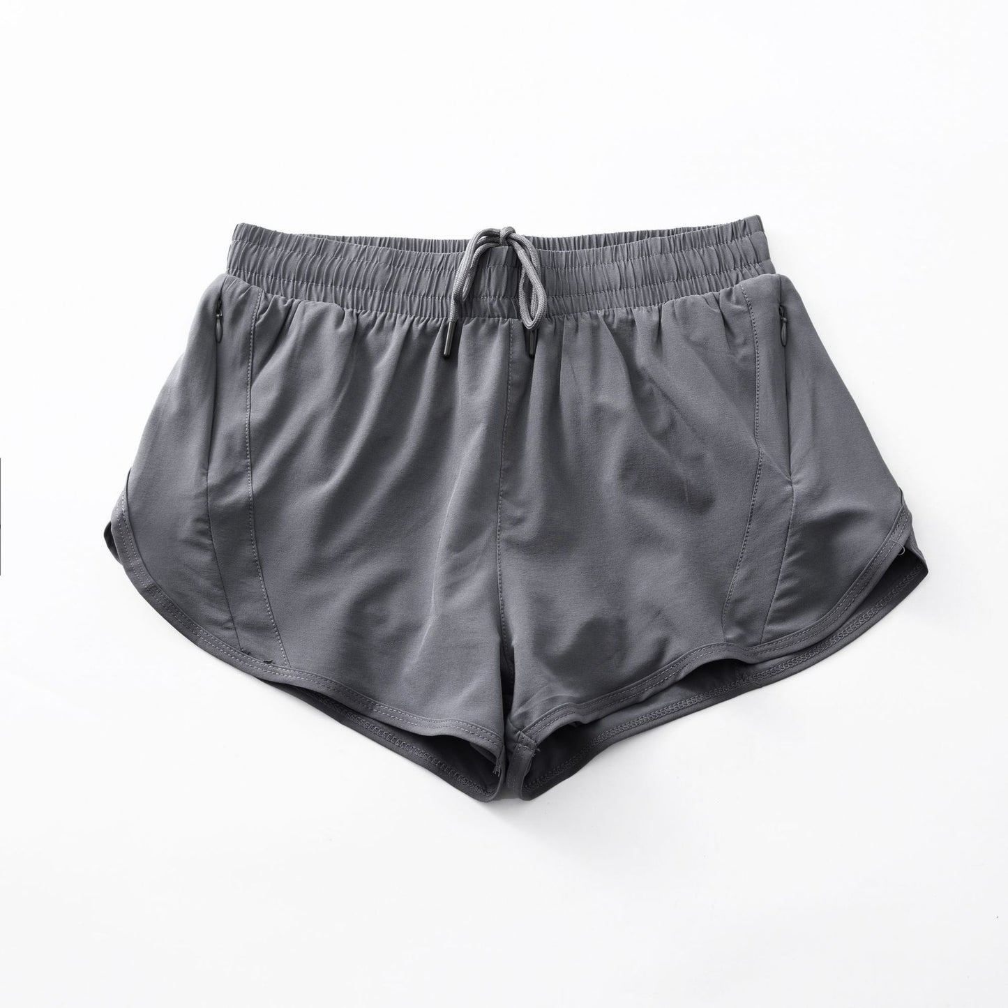 Women Mesh Shorts Tennis Female Sports Trend High Waist Gym Running Fake Two Pants Training Clothes