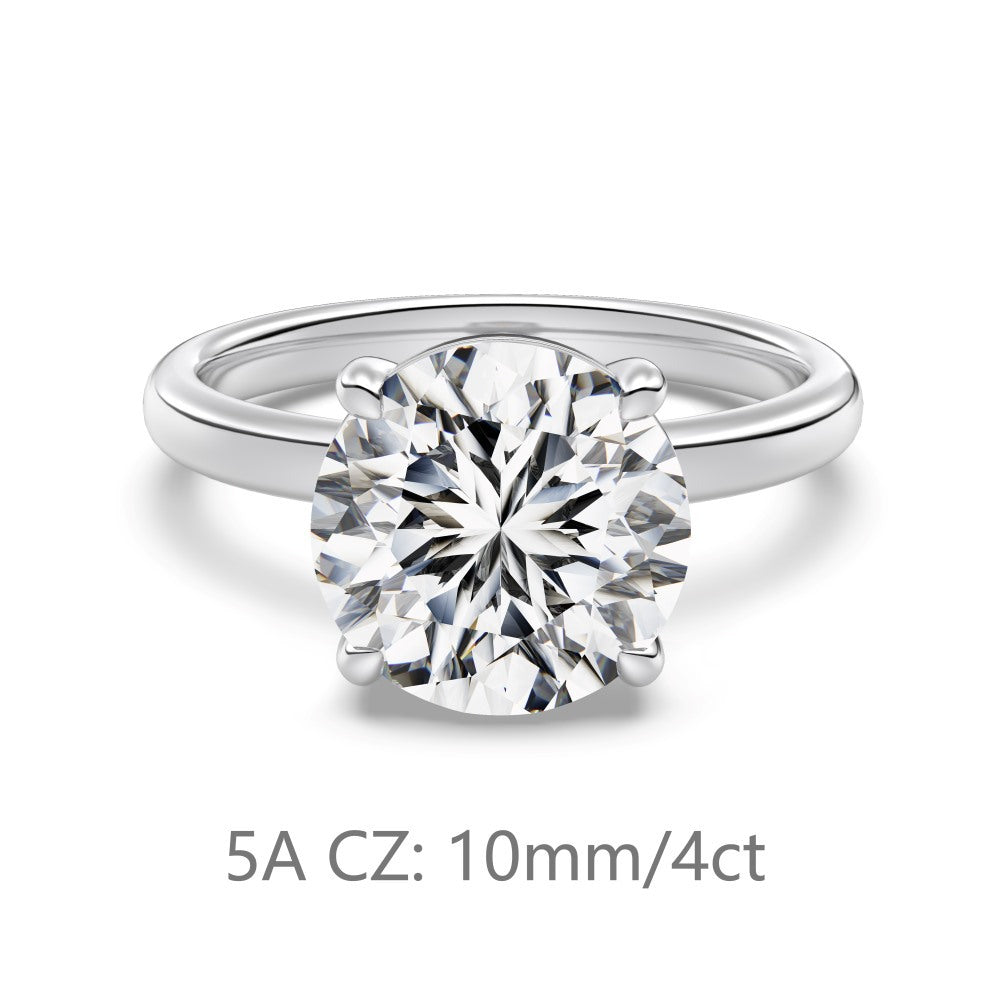Women Yellow Gold Color Sterling Silver 925 Jewelry For Wedding Engagement Anniversary