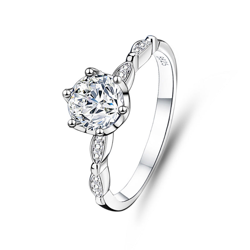 3mm/5mm Gemstone Moissanite Rings for Women S925 Silver Matching Wedding Diamonds Band Stackable Ring Gift Fine Jewelry