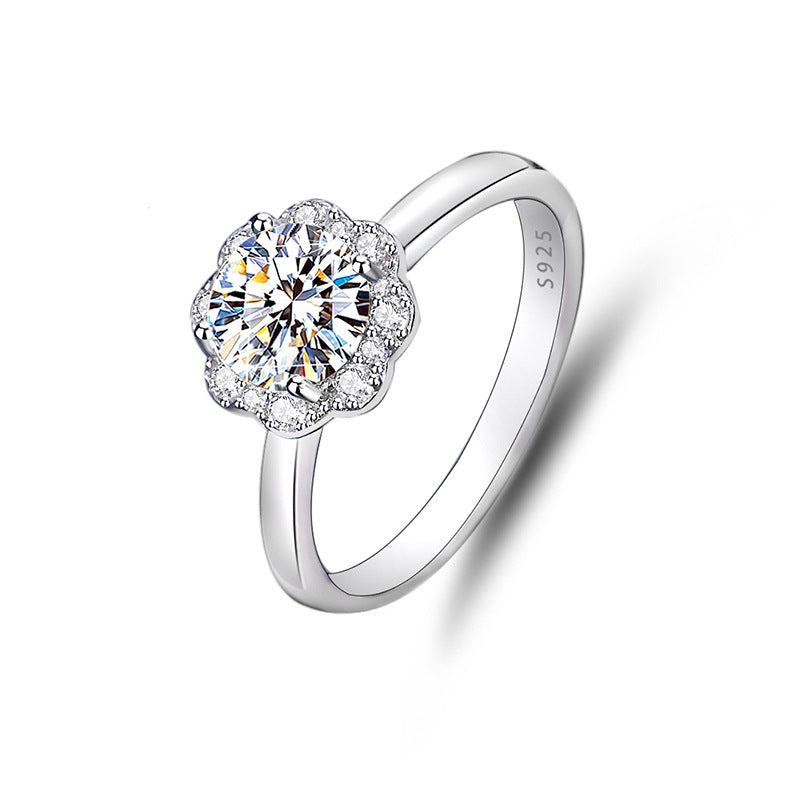 3mm/5mm Gemstone Moissanite Rings for Women S925 Silver Matching Wedding Diamonds Band Stackable Ring Gift Fine Jewelry