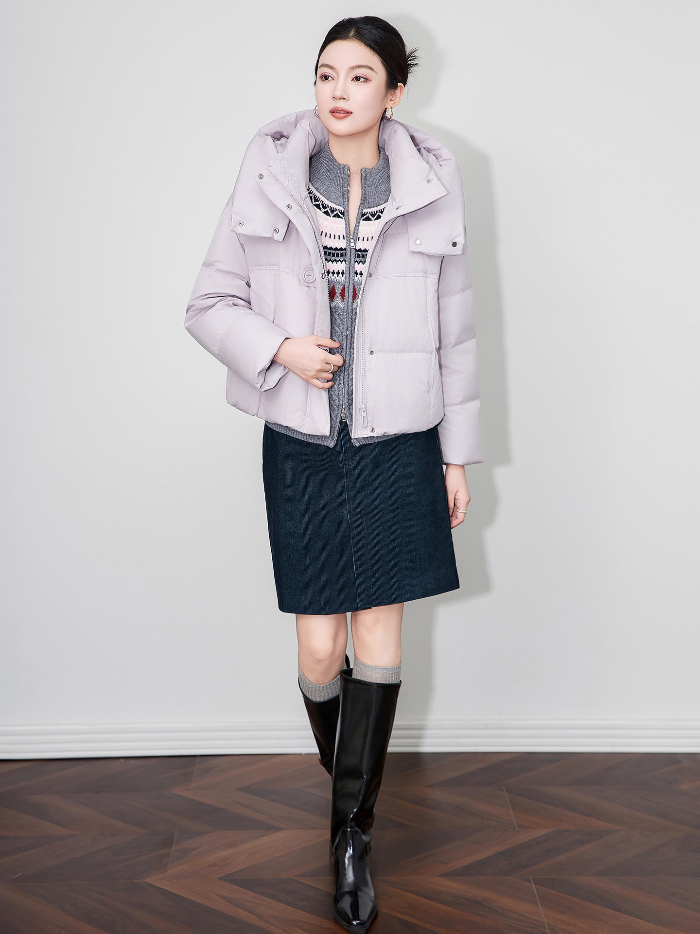 New Women's Winter Parka Coat 2026 Hooded Long Sleeve Ladies Down Cotton Jacket Comfortable Temperament Loose Female Outerwear