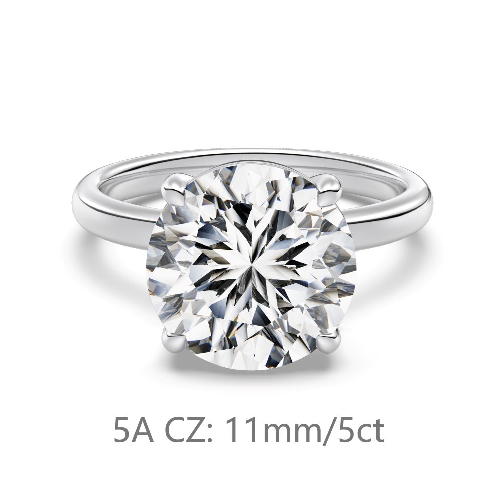 Women Yellow Gold Color Sterling Silver 925 Jewelry For Wedding Engagement Anniversary