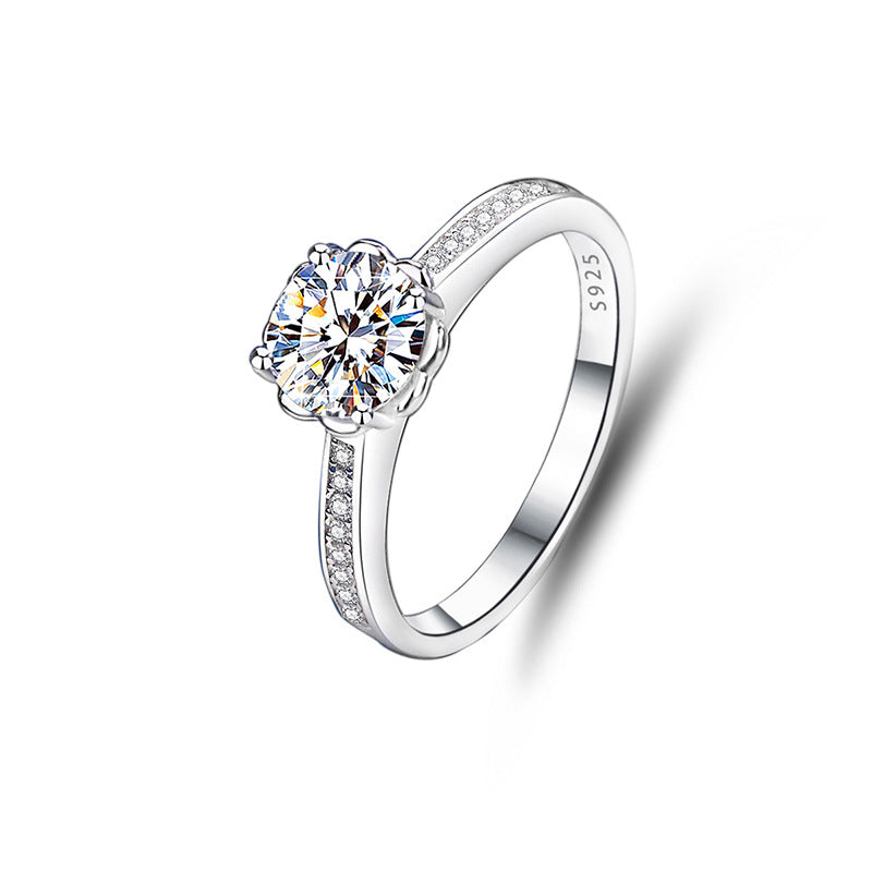 3mm/5mm Gemstone Moissanite Rings for Women S925 Silver Matching Wedding Diamonds Band Stackable Ring Gift Fine Jewelry
