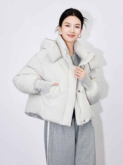 Fashionable Short Women's down Jacket Hot Sale Of The Season Winter Small Size Stylish Design Super Beautiful Personality Outerw