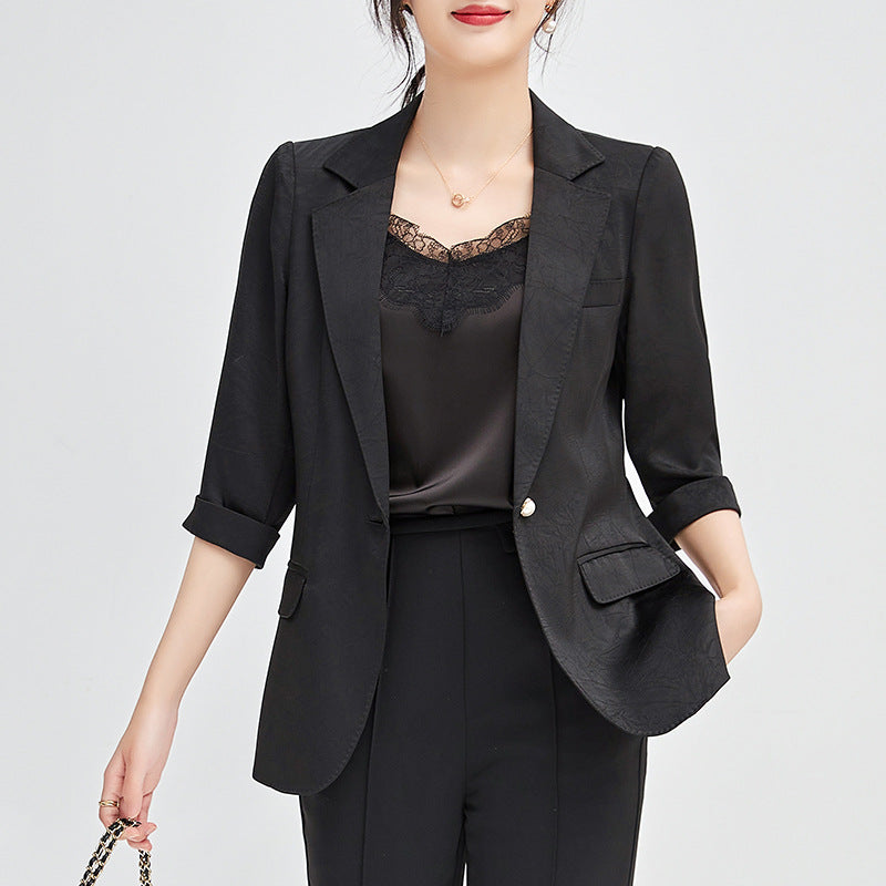 Women Spring Autumn New Style Fashionable Temperament Slim Women's Suit