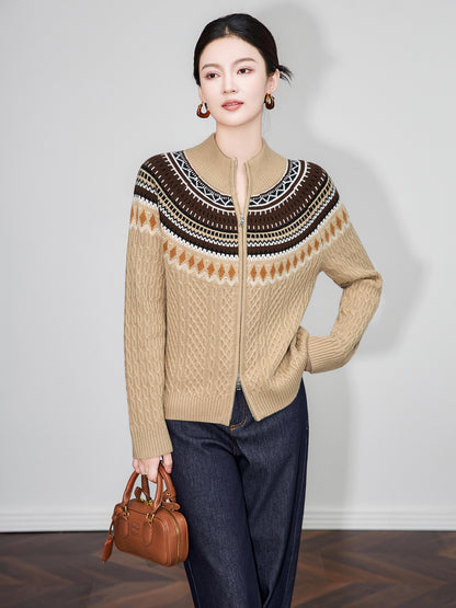 Soft Cozy Knitted Cardigan Sweater Women's Lagenlook Style Mohair Sweater Unique Knitting Autumn Winter New Arrival